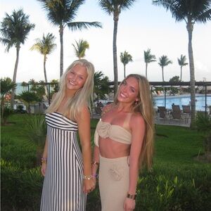 Tan Knit Matching set